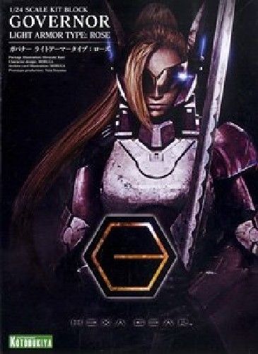 KOTOBUKIYA HEXAGEAR 1/24 GOVERNOR LIGHT ARMOR TYPE ROSE Model Kit NEW from Japan_1