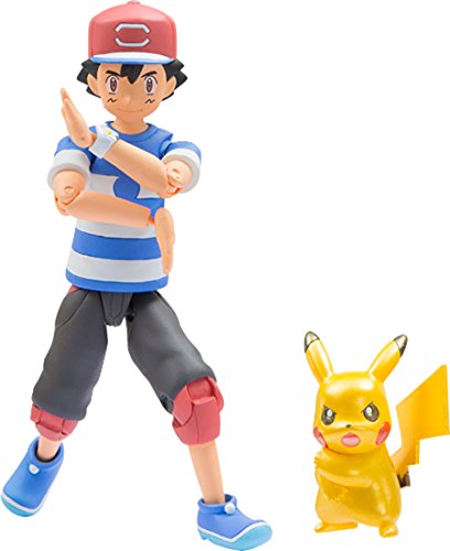 Pokemon Monster Collection Moncolle-EX ASH & PIKACHU (Metallic) TAKARA TOMY_1
