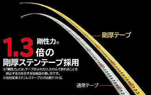 Tajima Convex measure Rigid Stainless Tape 5m x 25mm GASFGSLWM25-50 NEW_3