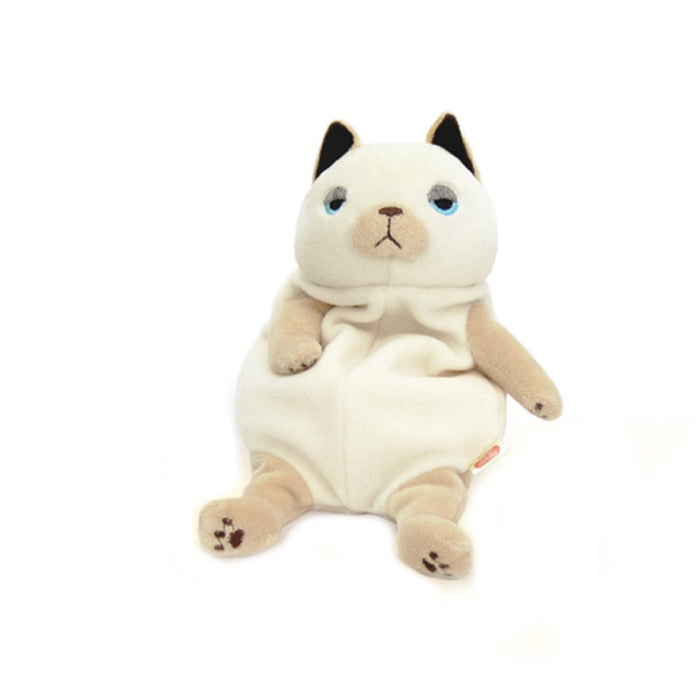 Shinada Global Mochi Neko Plush Doll Siamese S H17cm MONE-0168S Plastic NEW_1