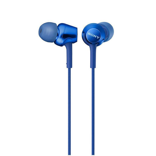 SONY MDR-EX255 Closed Dynamic In-Ear Headphones Blue NEW from Japan F/S_1