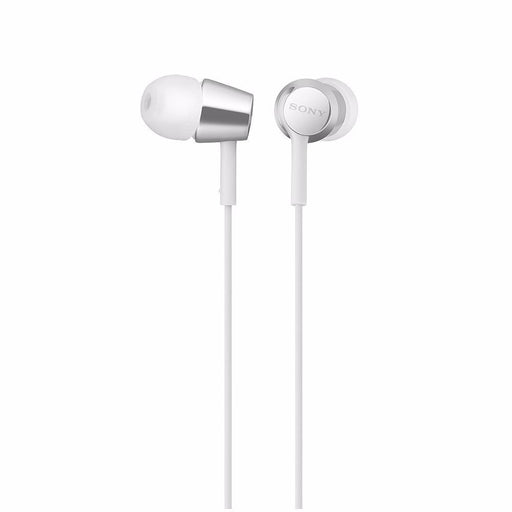 SONY MDR-EX155 Closed Dynamic In-Ear Headphones White NEW from Japan F/S_1