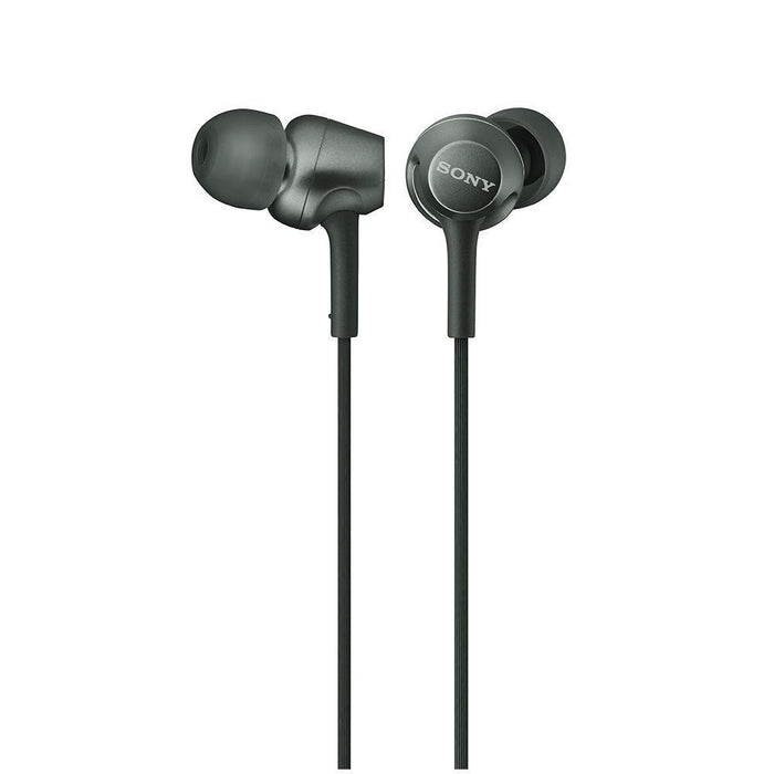 SONY MDR-EX255 Closed Dynamic In-Ear Headphones Black NEW from Japan F/S_1