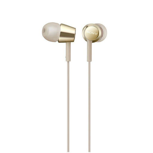 SONY MDR-EX155 Closed Dynamic In-Ear Headphones Gold NEW from Japan F/S_1