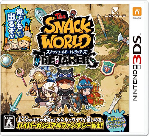 NINTENDO 3DS The Snack World Trejarers (Limited quantity enclosed benefits) NEW_1