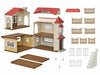 Epoch House with the Red Roof (Sylvanian Families) NEW from Japan_3