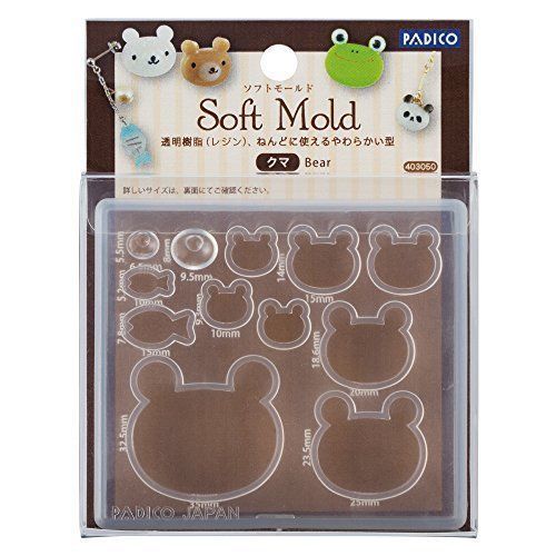 PADICO 403050 Resin Soft Mold Bear Accessories Material NEW from Japan_2