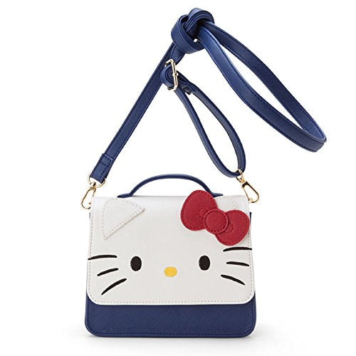 Sanrio Hello Kitty Mini Face Pochette 19x6x15cm Strap: 67-128cm PU 130745 NEW_1