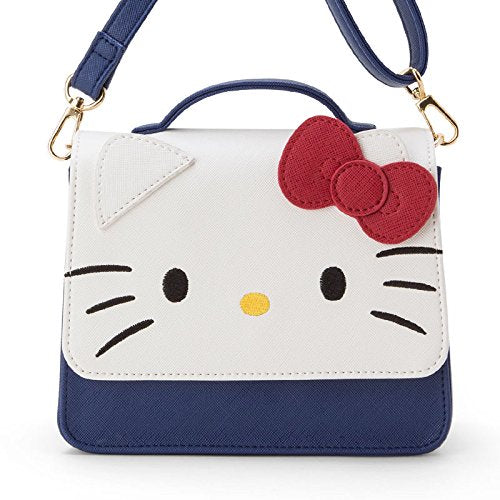 Sanrio Hello Kitty Mini Face Pochette 19x6x15cm Strap: 67-128cm PU 130745 NEW_4