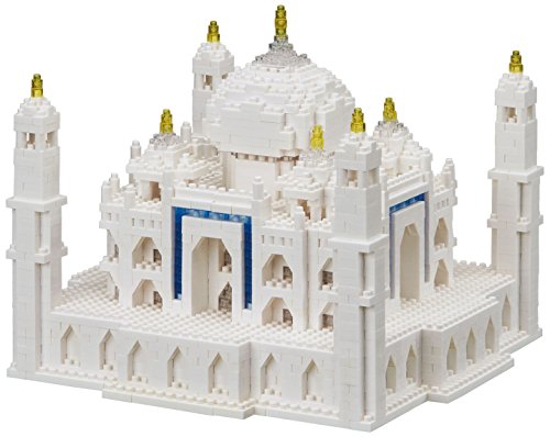 Nanoblock Taj Mahal Deluxe Building Set NB-032 RARE Kawada 2210pieces NEW_1