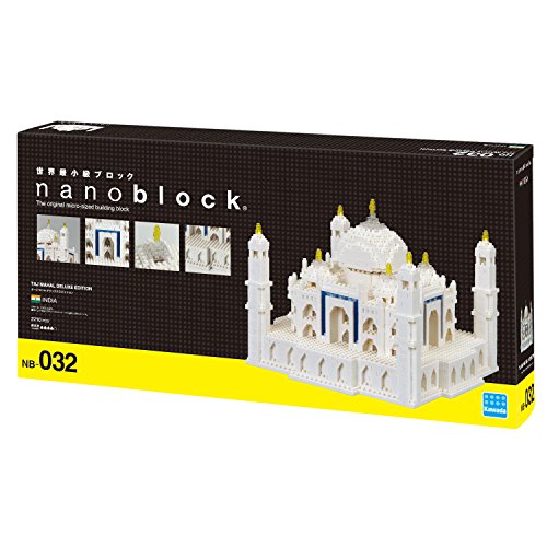 Nanoblock Taj Mahal Deluxe Building Set NB-032 RARE Kawada 2210pieces NEW_2