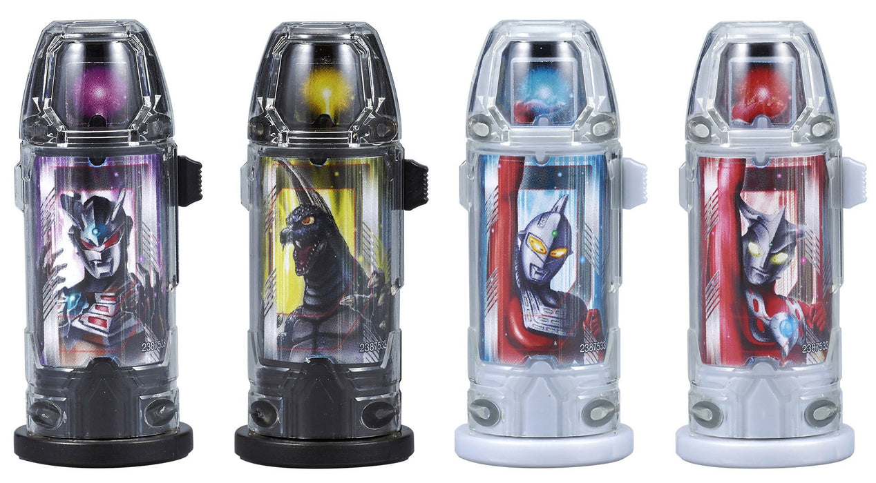 Bandai Ultraman GEED DX Ultra Capsule Solid Burning Set Action Figure Set of 4_1