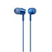 SONY MDR-EX155AP Closed Dynamic In-Ear Headphones In-line Remote Mic Blue NEW_1