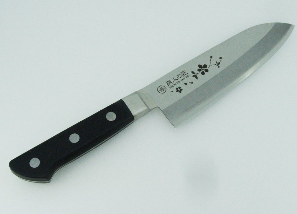Yokoyama ENJIN NO TAKUMI OUGIN Santoku Knife 165mm Made in Japan ETO-800 NEW_2
