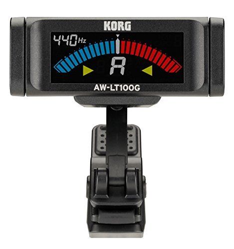 KORG 100 hour continuous driving guitar exclusive clip type tuner AW - LT100G_1