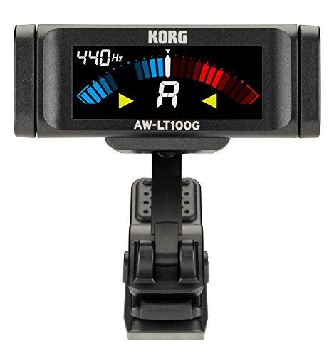 KORG 100 hour continuous driving guitar exclusive clip type tuner AW - LT100G_2