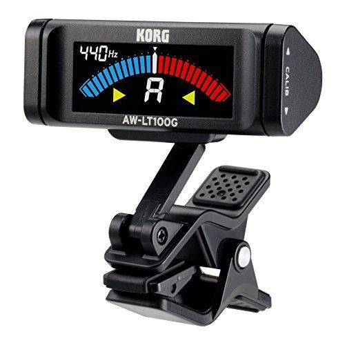 KORG 100 hour continuous driving guitar exclusive clip type tuner AW - LT100G_3