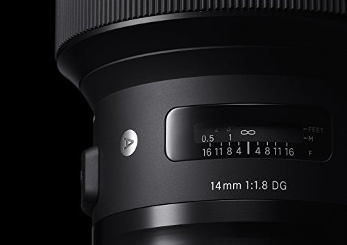 SIGMA Ultra Wide Anglelens Prime Lens Art 14mm F1.8 DG HSM Full-Frame 450955 NEW_5