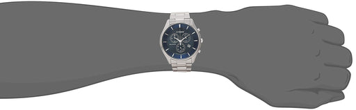 Citizen Collection Eco-Drive Slim Type Chronograph AT2360-59L men Watch Silver_2