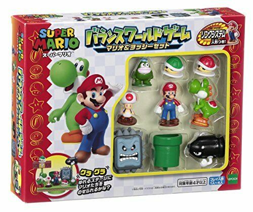 EPOCH Super Mario World balance game Mario & Yoshi set NEW from Japan_2