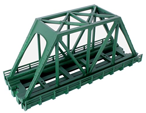 Rokuhan Zgauge R089 Single track truss iron bridge Short Green (Bridge Only) NEW_1