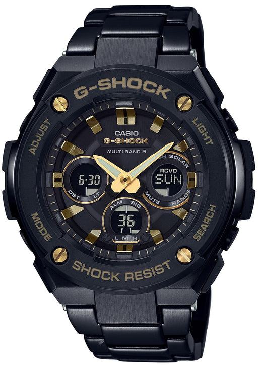 CASIO Watch G-SHOCK G Steel Radio Solar GST-W300BD-1AJF Men's