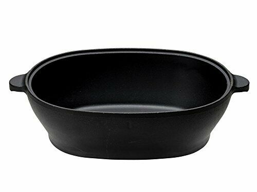 Snow Peak Micro Oval Cast Iron CS-503 Black "Colo Dutch" NEW from Japan_3