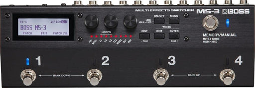 Boss MS-3 Multi Effects Switcher Guitar Pedal Black for Bass Guitar Compact Size_1