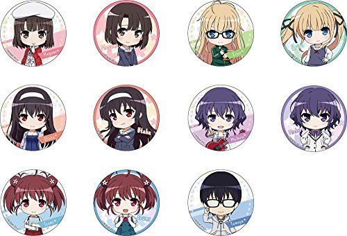 Nendoroid Plus Saekano Collectible Badges 11 Pcs BOX Set Good Smile Company NEW_1