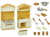 Epoch Sylvanian Families furniture kitchen stove sink set Mosquito NEW_3