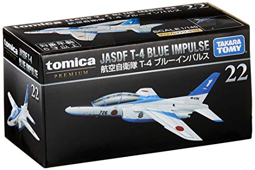 Takara Tomy Tomica Premium 22 JASDF T-4 Blue Impulse Miniature Car Air Plane NEW_3