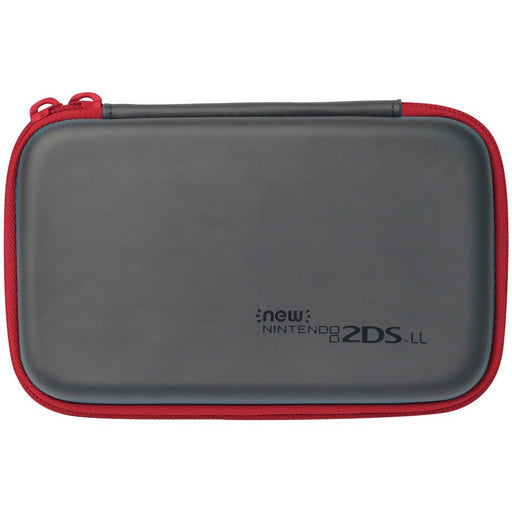 Hori Nintendo 2DS LL Official Licensed Slim Hard Pouch Case Black Red 2DS-109_2