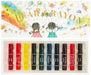 Kokuyo Clear Crayon 10 colors KE-AC27 oil gel crayon 11x65mm 3 years old & up_1