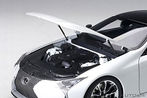 AUTOart Lexus LC500 Metallic White Interior color: black 1/18 Model Car 78846_4