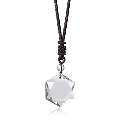 AmorWing Six-pointed star crystal April birthstone purification amulet_1