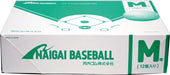 Naigai Japanese JSBB Official Game Baseball Rubber Ball Size M 1 dozen ‎MNEWD_4
