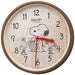 SNOOPY wall clock analogue M 06 rhythm clock 8MGA40-M06 NEW from Japan_4