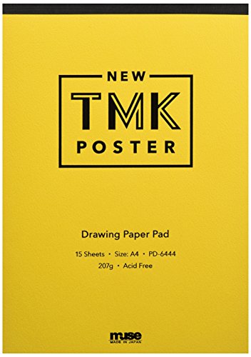 Muse Drawing Paper New TMK Poster Pad 207g A4 PD-6444 from Japan_1
