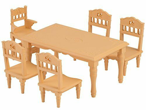 Epoch Sylvanian Families Furniture dining table set Mosquito NEW from Japan_1