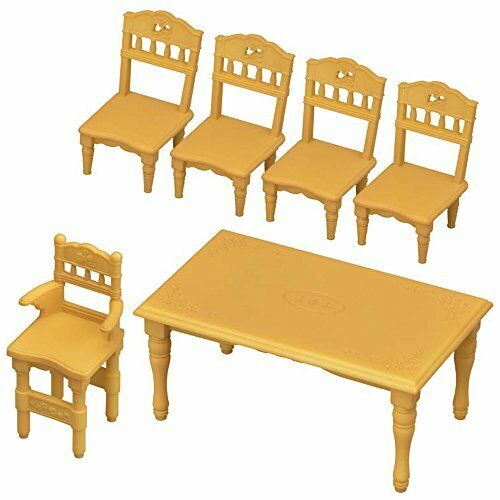 Epoch Sylvanian Families Furniture dining table set Mosquito NEW from Japan_3