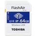 Toshiba Flash Air Wifi SDXC Memory Card 64GB Class10 UHS-1 SD-UWA064G NEW_1