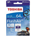 Toshiba Flash Air Wifi SDXC Memory Card 64GB Class10 UHS-1 SD-UWA064G NEW_2