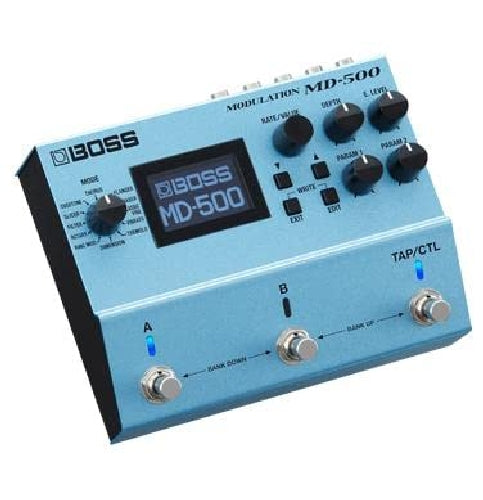 Boss MD-500 Modulation Guitar Pedal Multi Effector Blue Classic Style 9V NEW_4