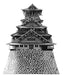 Tenyo Metallic Nano Puzzle Premium Series OSAKA CASTLE Model Kit NEW from Japan_3