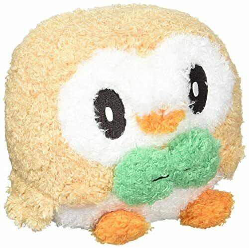 Pokemon Rowlet Fluffy stuffed NEW from Japan_1