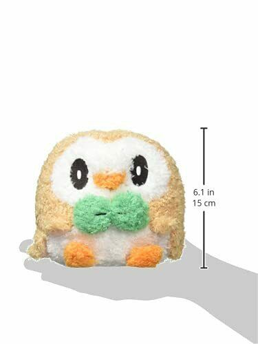 Pokemon Rowlet Fluffy stuffed NEW from Japan_3