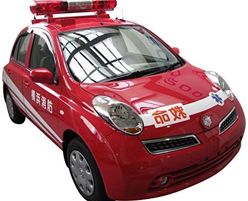 Fujimi ID257 Nissan March Firefighting and Life-Saving Vehicle Model Kit NEW_1