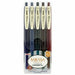ZEBRA SARASA CLIP Gel Ball Point Pen 0.5mm Vintage 5 Color Set JJ15-5C-VI  NEW_1