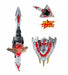 POWER RANGERS Uchu Sentai Kyuranger DX Houohu Phoenix Blade & Shield NEW_5