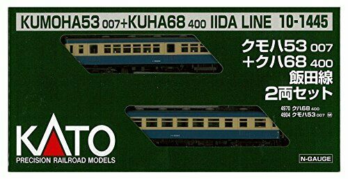Kato N Scale KUMOHA53-007 + KUHA68-400 Iida Line (2-Car Set) NEW from Japan_1